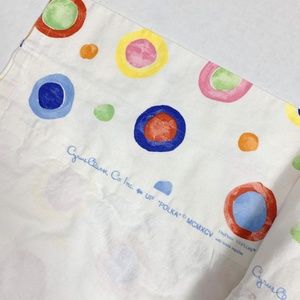 Cyrus Clark Custom Valance Curtain 'Polka' Print